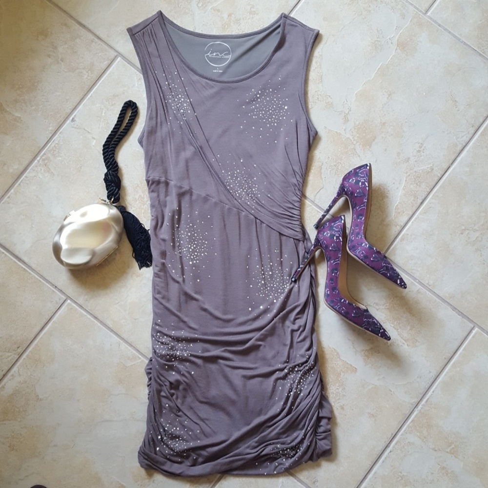 INC bodycon jersey dress